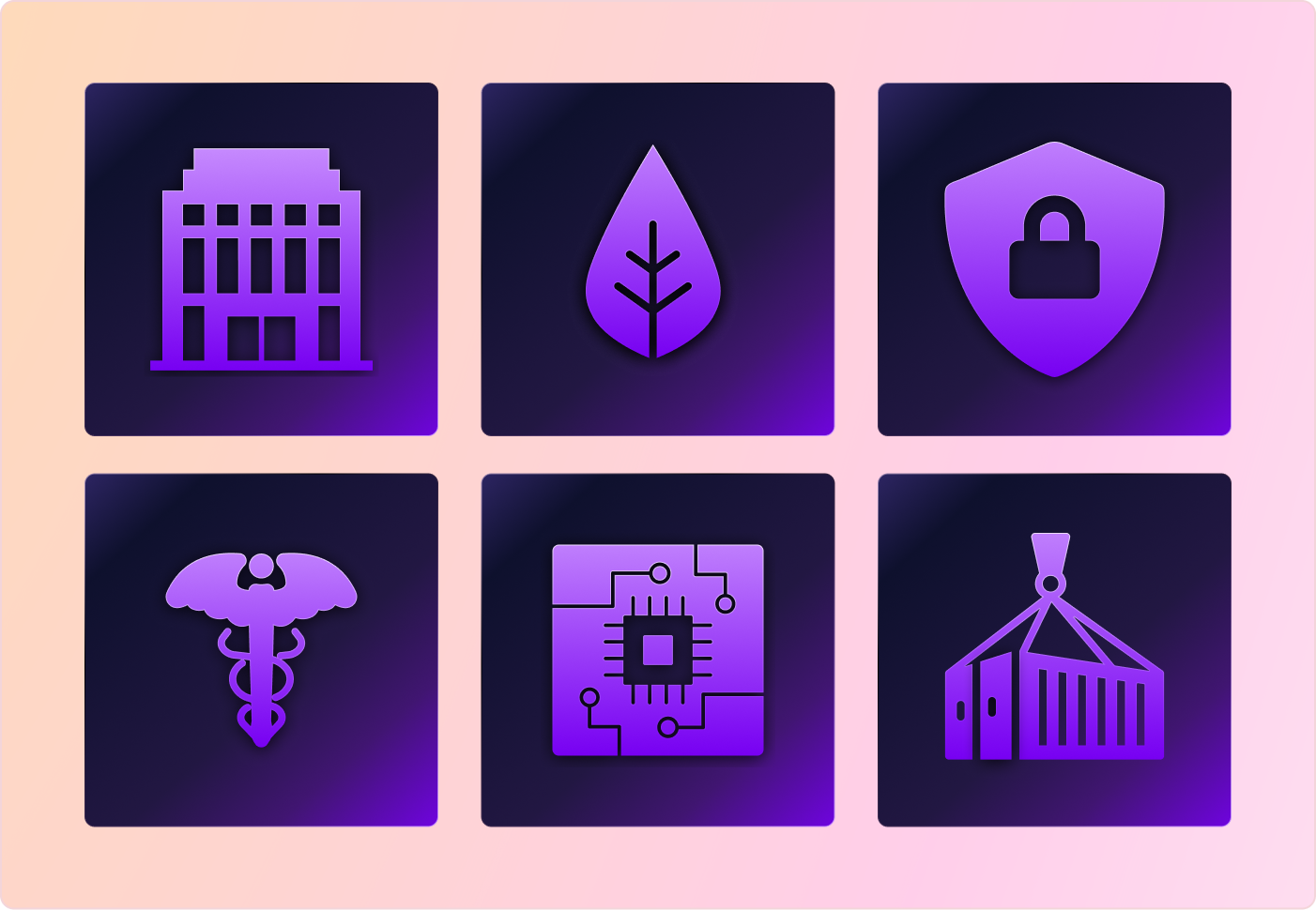 Icons for Industry Sectors
