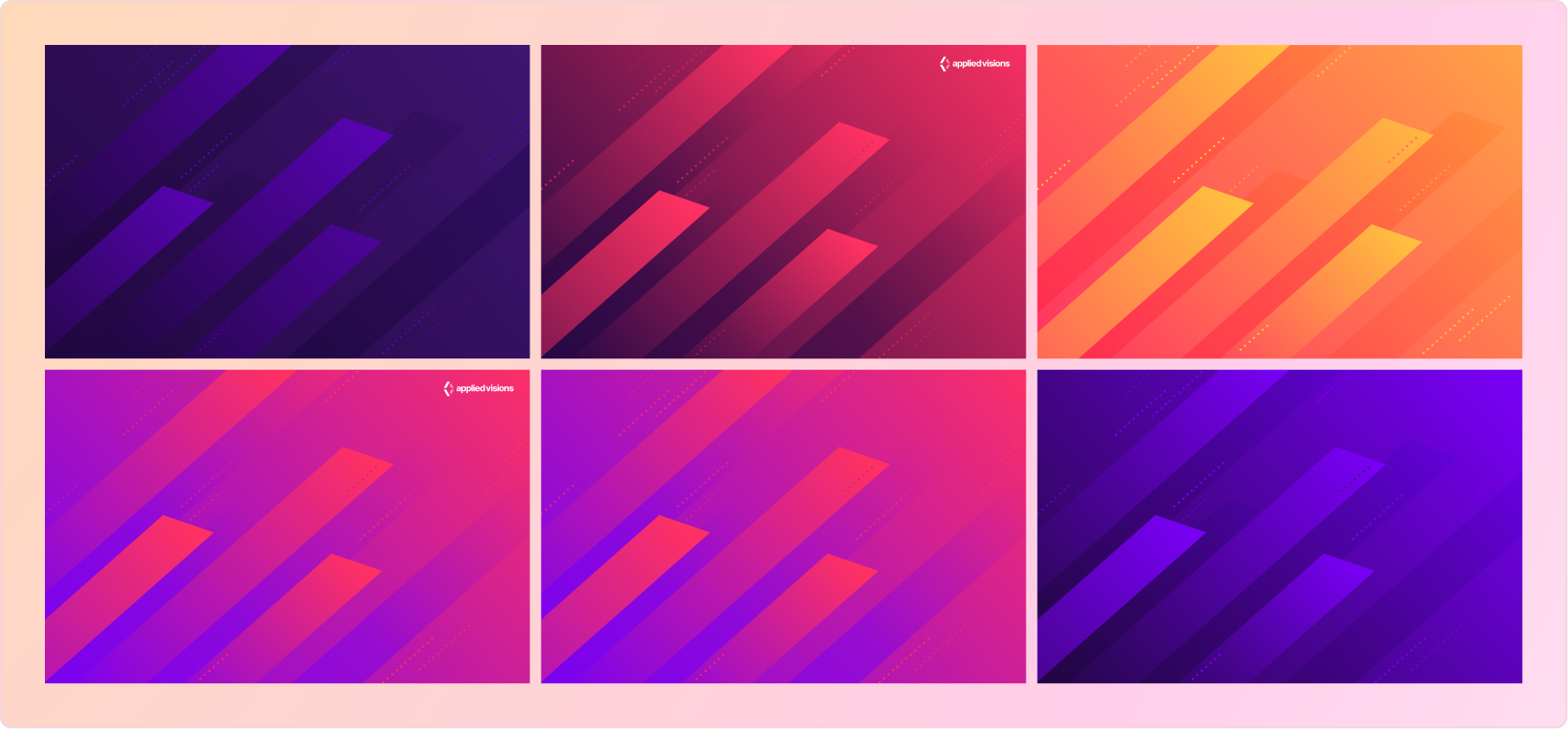 Branded background designs for meetings and laptop backgrounds